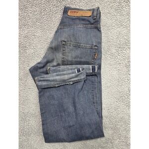 Edwin Mens Blue 505D Selvedge Japanese Loose Straight Denim 28x27 Jeans SEE DESC